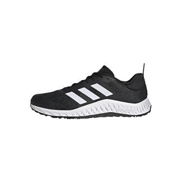 Imagem de adidas Tênis de treinamento unissex adulto Everyset, Preto/branco/branco, 9 Women/8 Men