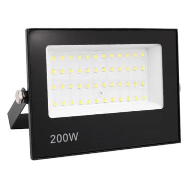 Imagem de Refletor Led Holofote 200w Ip66 Bivolt Forte Luz Branco Frio 6000K Prova D'água