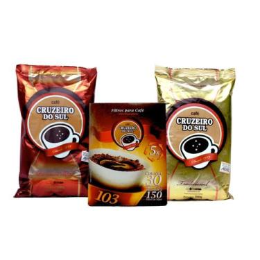 Imagem de Kit Café Cruzeiro do Sul 500g com Filtro