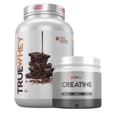 Imagem de True Whey Isolado Dark Chocolate 837g Creatina - True Source-Unissex