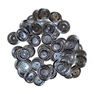 Imagem de Fxzqgnh Conjunto de 100 Pratos de 1,46 Polegadas para Pandeiro, Anéis de Chimbal, Acessórios para Bateria, Chimbal, Preto, para Festas Infantis E Adultas.