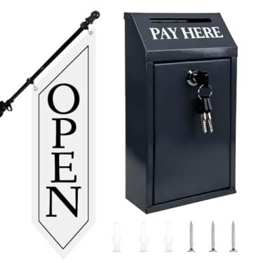 Imagem de Segura visível de longe: inclui um banner aberto de tela dupla face de 106,7 x 30,5 cm, garantindo que sua vitrine ou suporte chame a atenção de ambas as direções, aumentando o tráfego de pedestres