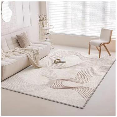 Imagem de SPXMQSS Tapete de área grande para sala de estar, tapete antiderrapante para quarto de dormir, lavável, resistente ao desgaste para sala de estar, quarto, sala de jantar, escritório A 200 x 300 cm