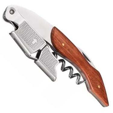 Imagem de Saca-rolhas Abridor De Vinho E Garrafas Profissional Garbo Personalizado Nome a laser (SEM CAIXA)