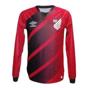 Imagem de Camisa Athletico Paranaense I 20/21 s/n° Umbro Manga Longa Masculina-Masculino