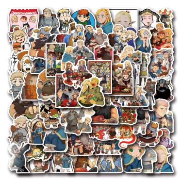 Imagem de Adesivos Delicious In Dungeons, vinil impermeável, 55 unidades