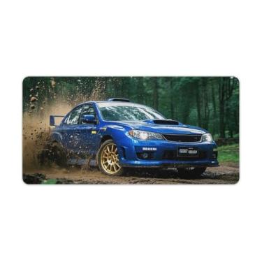 Imagem de HouLaiZhe Drift Car WRX JDM Rally Gaming Mouse Pads JDM Car Desk Pads Grandes Mousepads para Teclado Desktop Tapete de Computador 30 x 60 cm