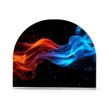 Imagem de Porta-guardanapos de gelo e fogo para mesas - Porta-guardanapos para cozinha, porta-guardanapos de mesa, porta-guardanapos de coquetel, porta-guardanapos de papel191