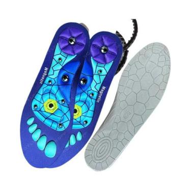 Imagem de Palmilhas Magnéticas Esportivas Ortopédicas Para Massagem Nos Pés, Alm