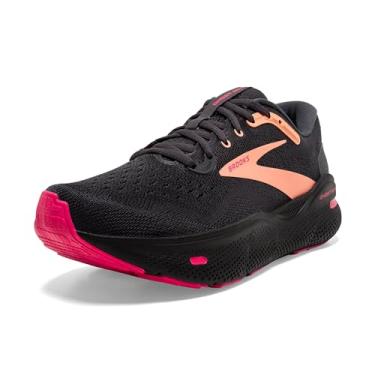 Imagem de Brooks Tênis de corrida e caminhada feminino Ghost Max Cushion Neutral, Preto/Papaia/Framboesa, 8.5
