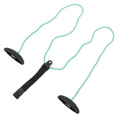 Imagem de Dioche Exercitador de Manguito Rotador de Polia de Ombro Premium sobre o de Polia de Porta para Pescoço, Ombros e Músculos do Braço, Treinamento de Reabilitação, Material de PVC (Verde)
