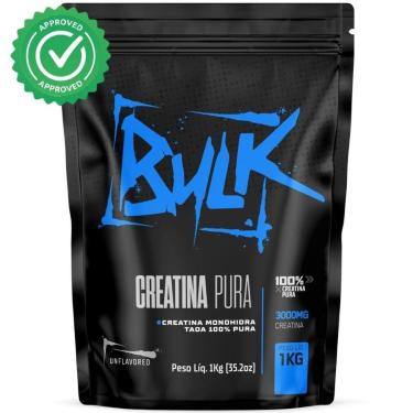 Imagem de Creatina Monohidratada 100% Pura 1KG Bulk Suplementos-Unissex