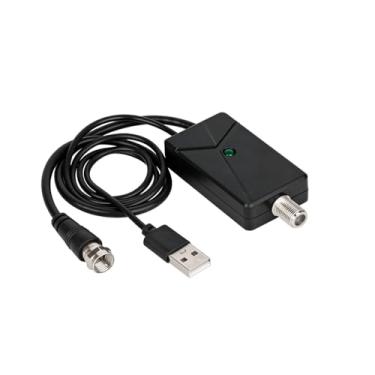 Imagem de Amplificador de sinal de antena de TV digital de alta definição de 30db; amplificador USB de baixo ruído para cabo interno e Smart TVs