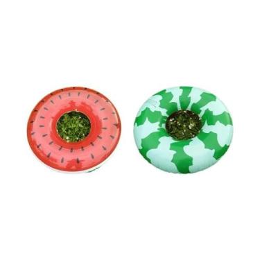 Imagem de Boia Inflável De Melancia Para Piscina, Acessório De Verão Para Nataçã