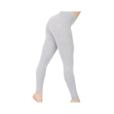 Imagem de Leggings Casuais Femininas De Alta Elasticidade Com Cintura Brilhante 