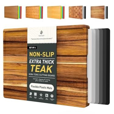 Imagem de Tábua de cortar madeira, tábua de corte dupla face, tábua de servir, cozinha, essencial, casa, aquecimento, anfitriã, presente bandeja de servir para Natal, casamento, aniversário, aniversário