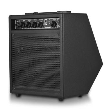 Imagem de Zhjvihx Alto-falante de Bateria Eletrônica, Amplificador de Bateria Portátil BT para Prática Com Saída de Fone de Ouvido, para Elétrica, Teclado, Guitarras, Ensaios de (plugue da ue)