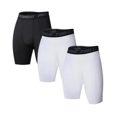 Imagem de Conjunto De 3 Cuecas Boxer Masculinas M-XXL De Secagem Rápida, Preto E