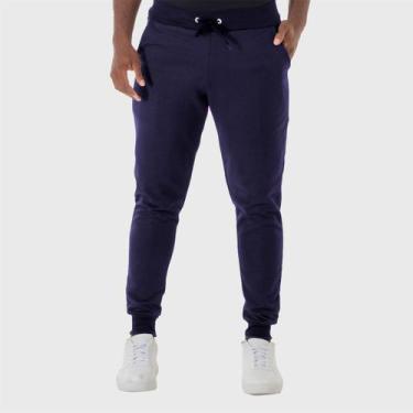 Imagem de Calça de Moletom Masculina Lisa Tucura Shirts, M, Azul marinho