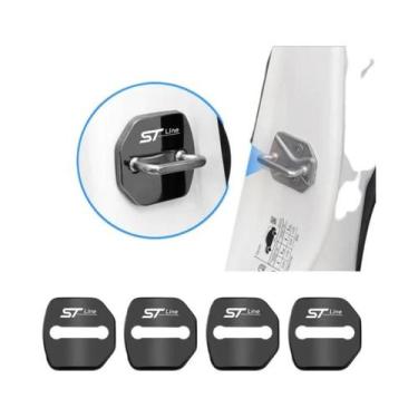 Imagem de Capa De Fechadura De Porta De Carro Em Aço Inoxidável 4PCS Para Ford S
