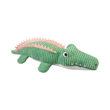 Imagem de Brinquedo De Pelúcia Realista De Crocodilo Para Cães, Interativo, Resi