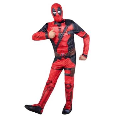 Imagem de Fantasia adulta Qualux Deadpool 3 Deadpool | Fantasias Marvel, Vermelho, XG