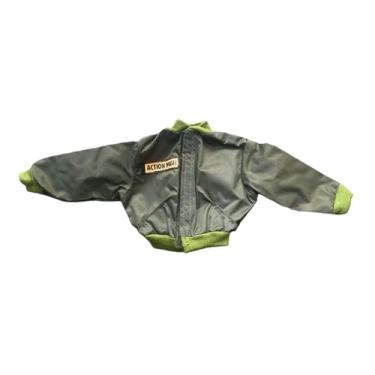 Imagem de simhoa Casaco em miniatura na escala 1:6, casaco de mangas compridas em miniatura, ideal para vestir e usar como agasalho de primavera/outono em figuras de