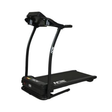 Imagem de Esteira Ergométrica Elétrica Residencial, 110kg Capacidade, 12 Programas, Velocidade até 10km/h, Dobrável, Bivolt, Display Digital, 128x67x115cm, Preta