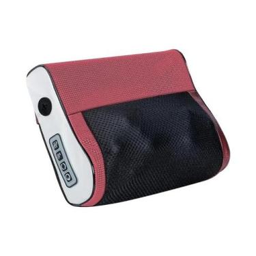 Imagem de Massageador De Pescoço E Ombros Multifuncional Ajustável Com Compressa