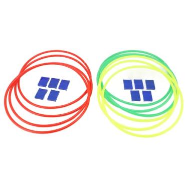 Imagem de Dioche Aro de Treinamento Sensorial 10 Peças de Anéis de Aro de Plástico Macio para Exercícios Com Conectores para Crianças para Melhorar a Coordenação do Equilíbrio do Foco e o
