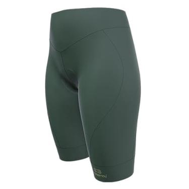 Imagem de Bermuda Feminina Marcio May Comfort Cós Alto Verde Militar - Gel