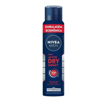 Imagem de Desodorante Antitranspirante Aerossol NIVEA MEN Active Dry Impact 200ml