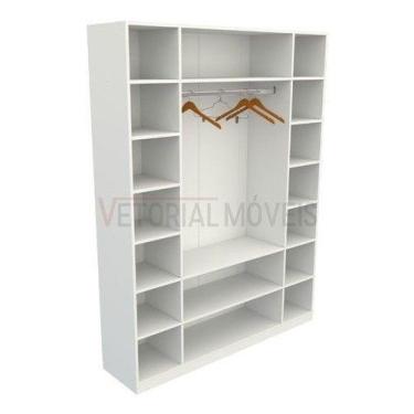 Imagem de Armário Colmeia Cabideiro M11 100%mdf (closet Expositor) - VETORIAL MÓ