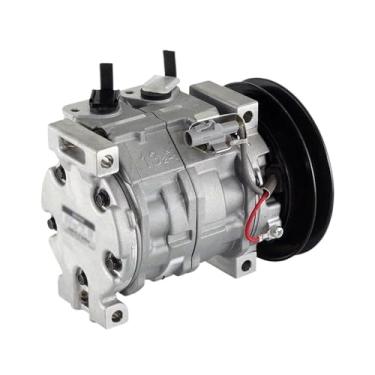 Imagem de Compressor de ar condicionado AC 10S13C, compatível com Hino Ranger Truck 447220-4442 447180-2910 88310-1740 88310-1840 12V
