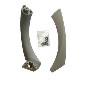 Imagem de Compatível com BMW série 3 E90 E91 328 330 335 Cinza Bege Preto esquerda Direita Maçaneta interna do carro Porta interna Painel de apoio de braço(Gray(on the left))