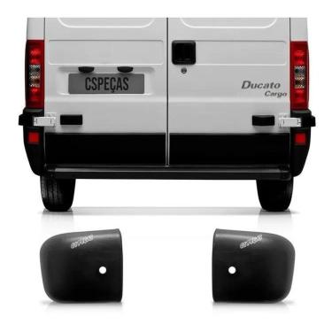 Imagem de 02 Acabamento Ponteira Polaina Parachoque Traseiro Ducato