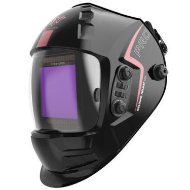 Imagem de Capacete de soldagem YESWELDER Auto Darkening Hemisférico Lens