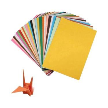 Imagem de Papel De Origami A4 Em 10 Cores, Papel Colorido Multifuncional Para Im