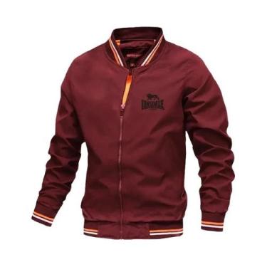 Imagem de Jaqueta Masculina À Prova De Vento Com Gola Alta LONSDALE, Moda Primav
