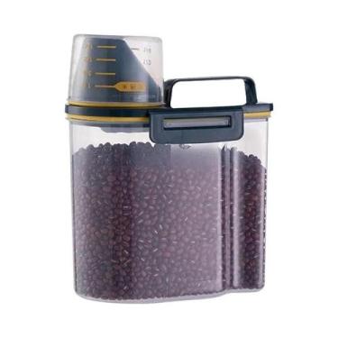 Imagem de Container De Armazenamento De Ração Para Animais De Estimação Com Gran