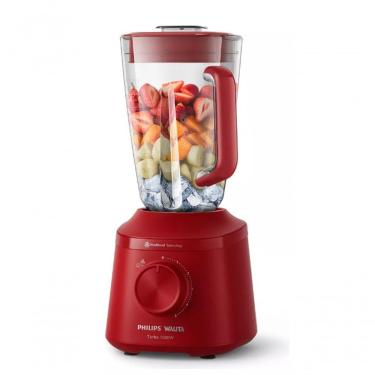 Imagem de Liquidificador Walita 1000w 4 Laminas 5 Velocidades Jarra 3l Vermelho 110V