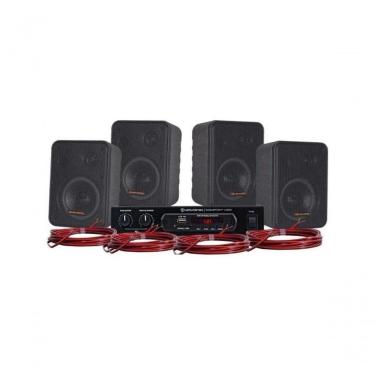 Imagem de Kit De Som Para Ambiente Hayonik Ambience 4000 V2 Preto