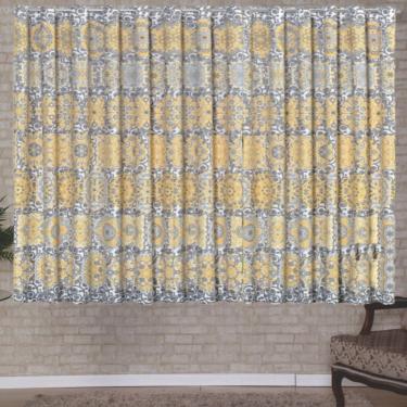 Imagem de Cortina Belline 2 Metros Sala Quarto Para Varão - Bege