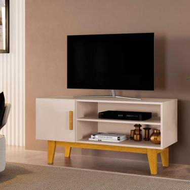 Imagem de Estante Para Tv 42' Sala Funcionalidade Design Versátil Cor:off