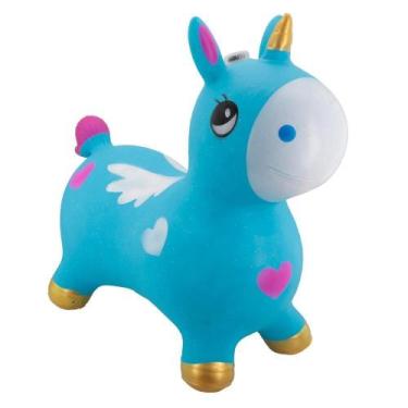 Imagem de Cavalinho Upa Upa Unicórnio ul Com Som E Gliter - Wellkids