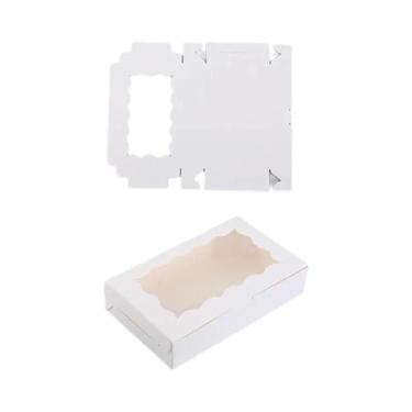 Imagem de 10 Caixas De Confeitaria Com Janela Para Doces, Chocolates, Cupcakes, 