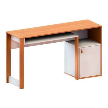 Imagem de Mesa Escrivaninha Juvenil Versa Home C- 1 Porta Freijo-branco - Telasul