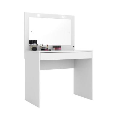 Imagem de Penteadeira Camarim Atraente Com Espelho E Led 5940 Demóbile Branco