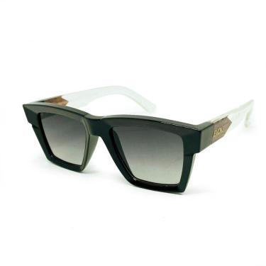 Imagem de Óculos Evoke Time Square AT01 Black Crystal Wood-Masculino
