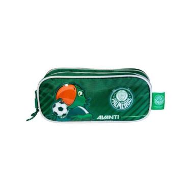 Imagem de Estojo Escolar Penal Duplo Futebol Palmeiras 16466 - Xeryus